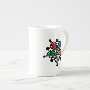 Tasse En Porcelaine Ordre de la tasse orientale de porcelaine tendre