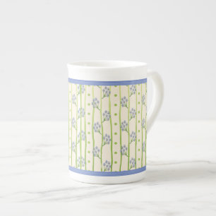 Tasse En Porcelaine Oubliez-Moi-Nots