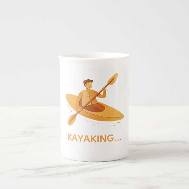 Tasse En Porcelaine Pagaie (Devant)