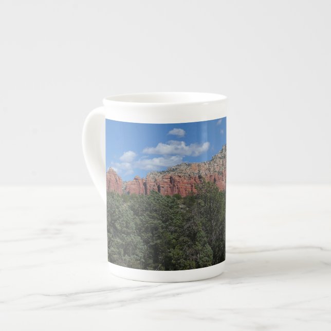 Tasse En Porcelaine Panorama de Red Rocks à Sedona Arizona (Devant gauche)