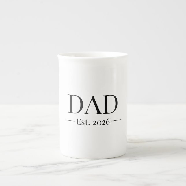 Tasse En Porcelaine Papa établi 2026 (Devant)