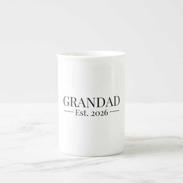 Tasse En Porcelaine Papi établi 2026 (Devant)