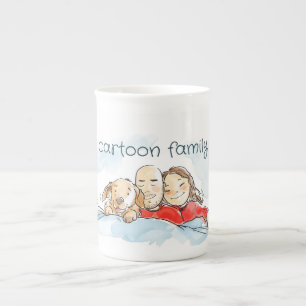 Tasse En Porcelaine Parents de chiens