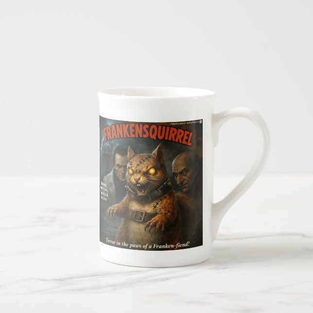 Tasse En Porcelaine Parodie de film classique Frankensquirrel (Droite)