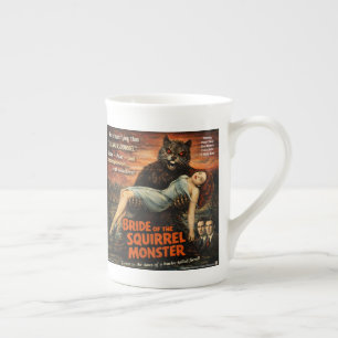 Tasse En Porcelaine Parodie de la Mariée du Monstre Écureuil