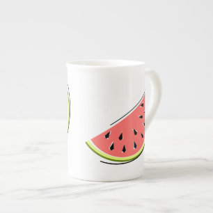 Tasse En Porcelaine Pastèque tranche 2