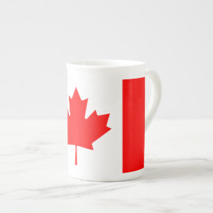 Tasse En Porcelaine Patriotic National Flag of Canada