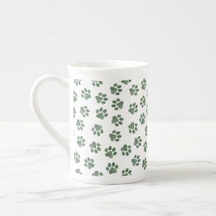 Tasse En Porcelaine Patrouilles de Doodle, Paws de Chien, Paws Vertes