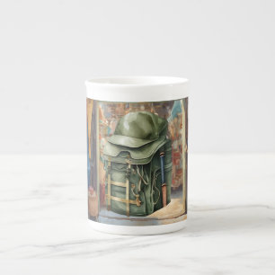 Tasse En Porcelaine Pêcheur Amateurs