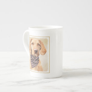 Tasse En Porcelaine Peinture À poils durs de Vizsla - Beau art origina
