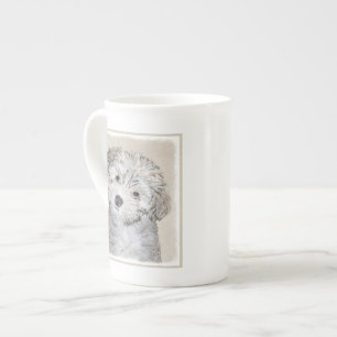 Tasse En Porcelaine Peinture de Chien Havanais - Cute Original Chien A
