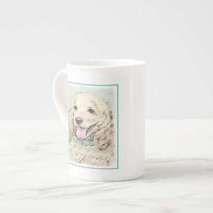 Tasse En Porcelaine Peinture de Cocker Spaniel Buff - Art de chien ori