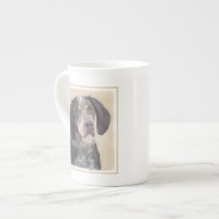 Peinture de linge bluetick - mignon chien original