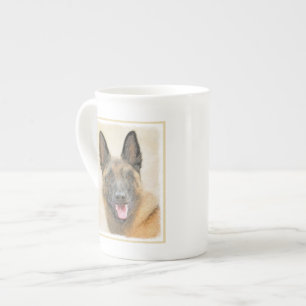 Tasse En Porcelaine Peinture Malinoise belge - Cute Original Chien Art