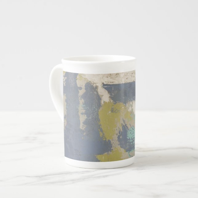 Tasse En Porcelaine Peinture moderne pour la libre expression (Devant gauche)