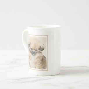 Tasse En Porcelaine Peinture Pekingese - Cute Original Chien Art