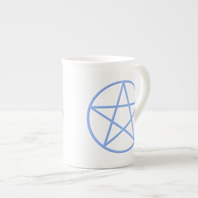 Tasse En Porcelaine Pentacle de Falln Pagan (Devant droit)