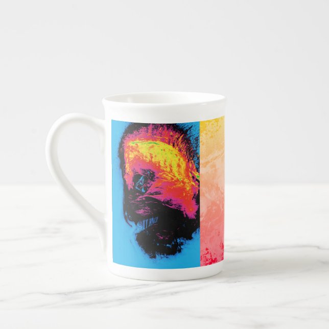 Tasse En Porcelaine pepper and plastic silenced (Gauche)