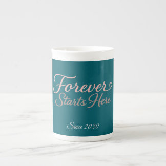 Tasse En Porcelaine Personalized gift with the date the relationship 