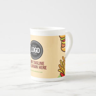 Tasse En Porcelaine Personnaliser le logo de l'entreprise Thème Hotd