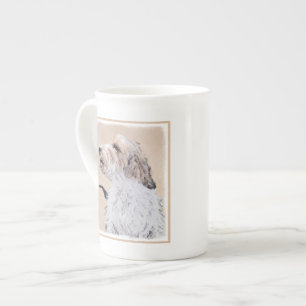 Tasse En Porcelaine Petit Basset Griffon Vendéen Peinture - Dog Art