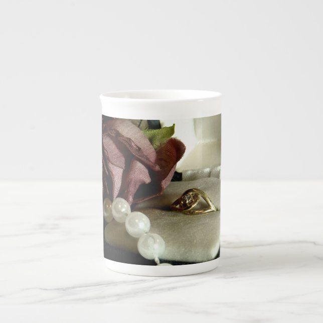 Tasse En Porcelaine Peu de diamant II (Devant)
