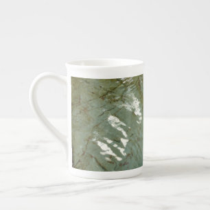 Tasse En Porcelaine Photo de la nature de dalles rocheuses couvertes d