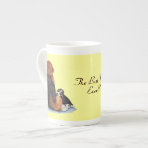 Tasse En Porcelaine photo d'un mignon chien chiot beagle en train d'em