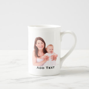 Tasse En Porcelaine Photo personnalisée de maman Fête des mères person