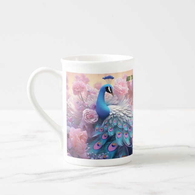Tasse En Porcelaine Photo personnalisée pour animaux de compagnie : El (Gauche)
