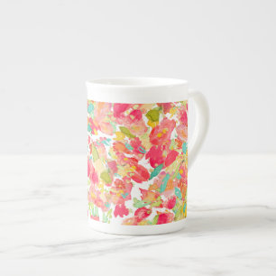 Tasse En Porcelaine PixDezines Floral/Aquarelle/Le jardin de Sophie