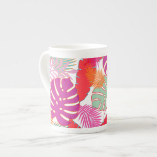 Tasse En Porcelaine PixDezines forêt tropicale/do-it-yourself couleur 