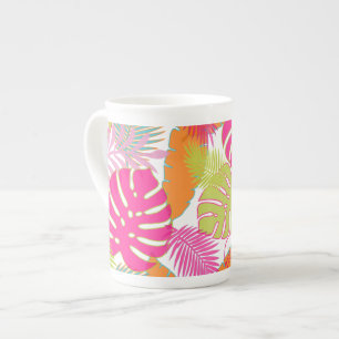 Tasse En Porcelaine PixDezines forêt tropicale/do-it-yourself couleur 
