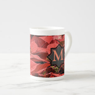 Tasse En Porcelaine Poinsettia