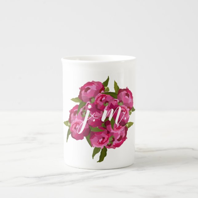 Tasse En Porcelaine Pot de thé de tourbe de bijoux moderne (Devant)