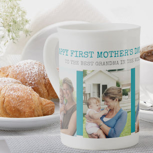 Tasse En Porcelaine Première fête des mères Meilleure grand-mère du mo