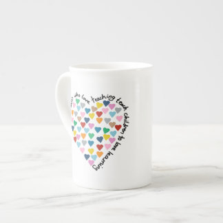 Tasse En Porcelaine Professeurs de coeur de coeurs