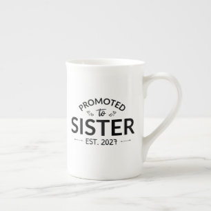 Tasse En Porcelaine Promue Sœur Estimée 2027 Grande Sœur II