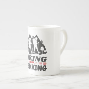 Tasse En Porcelaine Randonnée ou trekking