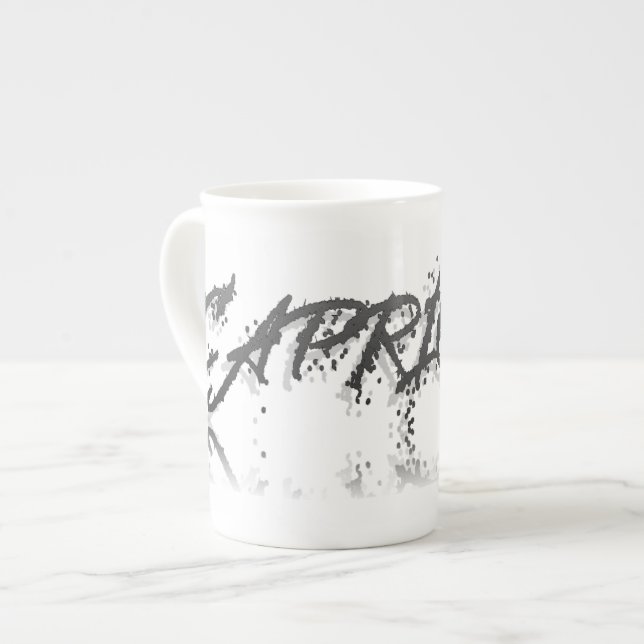 Tasse En Porcelaine Réflexion Capricorne (Devant gauche)