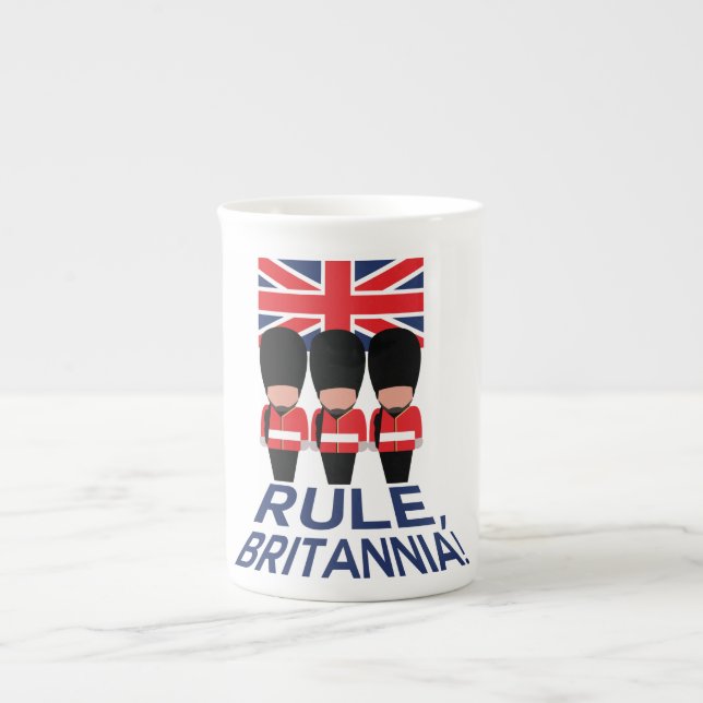 Tasse En Porcelaine Règle Britannia (Devant)