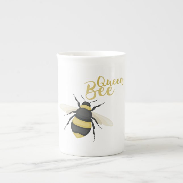 Tasse En Porcelaine Reine Bee (Devant)