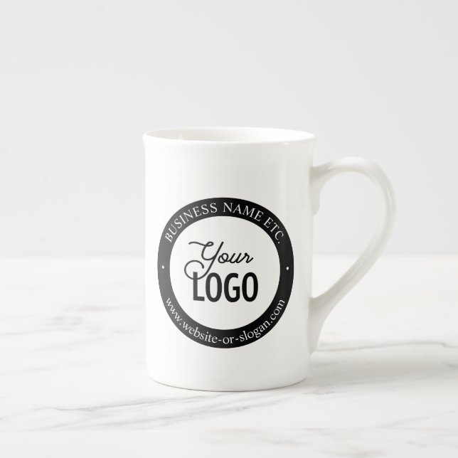 Tasse En Porcelaine Remplacement et personnalisation faciles du logo (Droite)