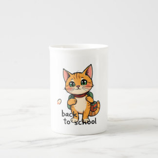 Tasse En Porcelaine Retour à l'école Kitty - no1