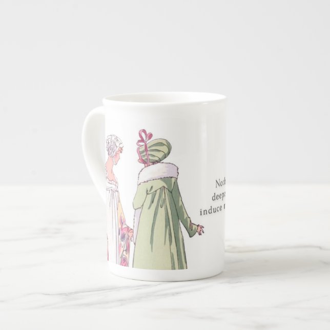 Tasse En Porcelaine Rien mais l'amour le plus profond - fierté et (Devant gauche)