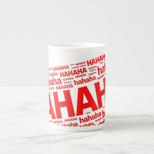 Tasse En Porcelaine Rires chaotiques drôles HAHAHA