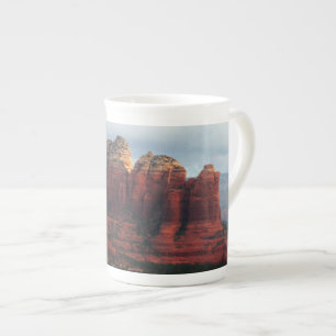 Tasse En Porcelaine Roche à café nuageux à Sedona Arizona