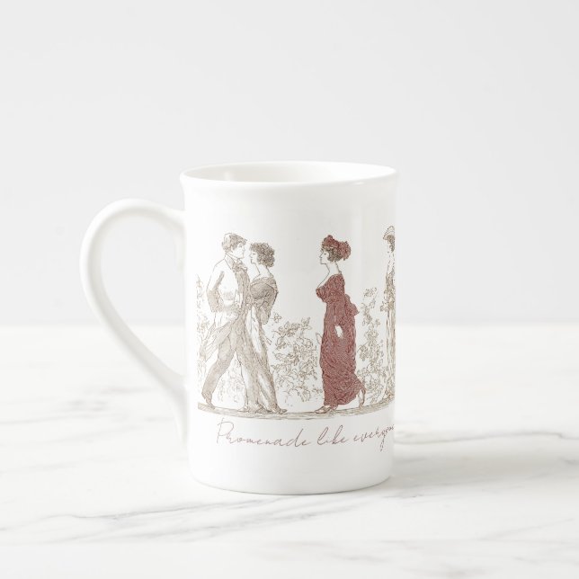 Tasse En Porcelaine Romance Régence  (Gauche)