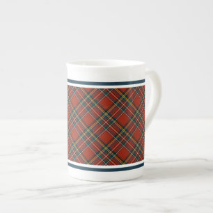 Tasse En Porcelaine Royal Stewart Tartan Classic Red Plaid