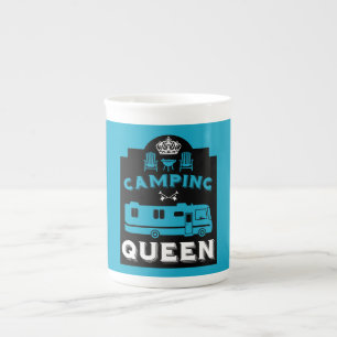 Tasse En Porcelaine RV Camping Queen USA